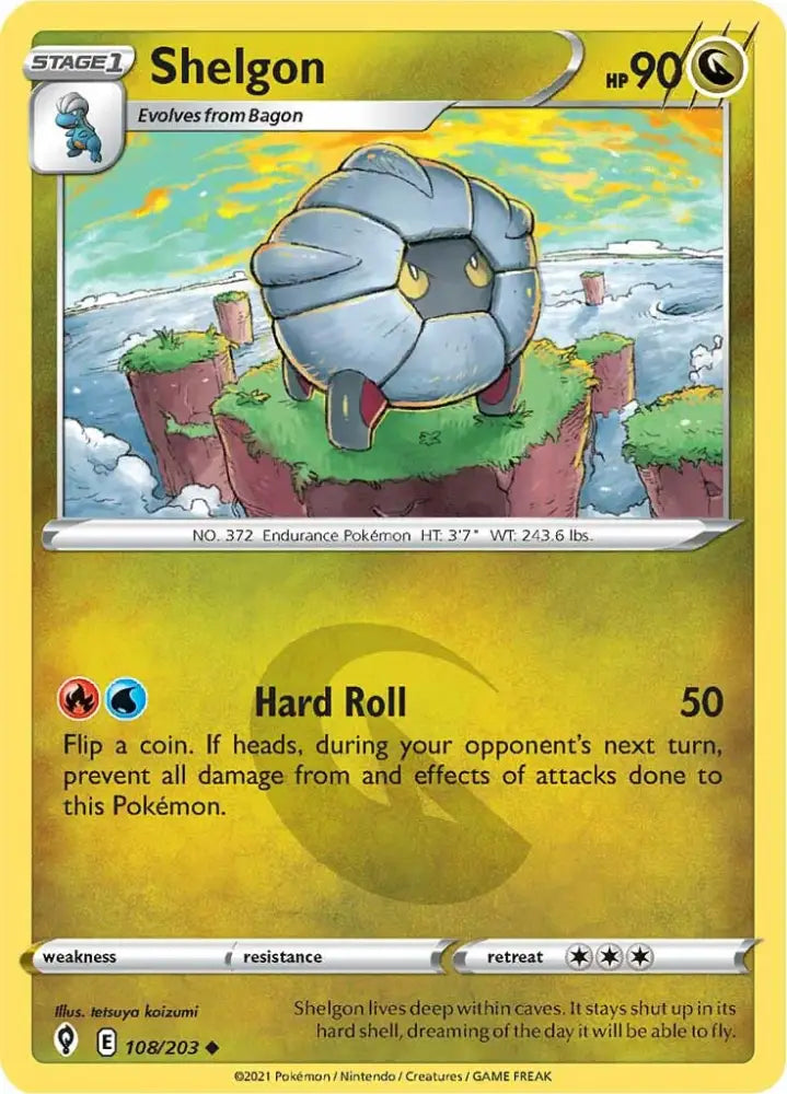 Shelgon (108/203) [Sword & Shield: Evolving Skies] - Pokemon Single