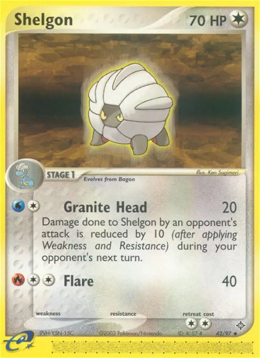 Shelgon (42/97) [EX: Dragon] - Pokemon Single