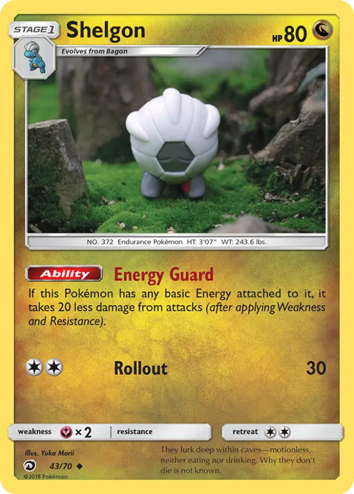 Shelgon (43/70) [Sun & Moon: Dragon Majesty] - Pokemon Single