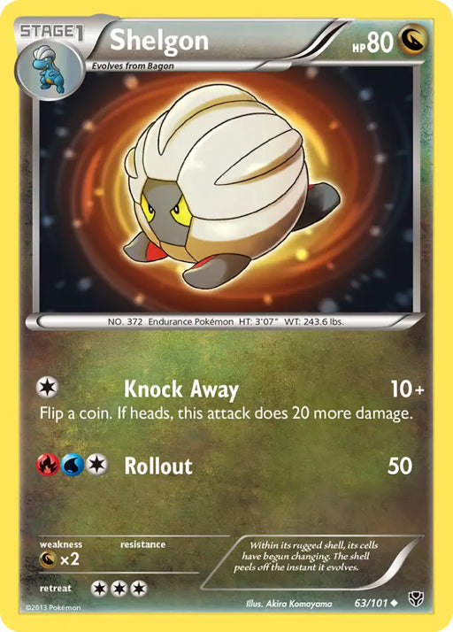 Shelgon (63/101) [Black & White: Plasma Blast] - Pokemon Single