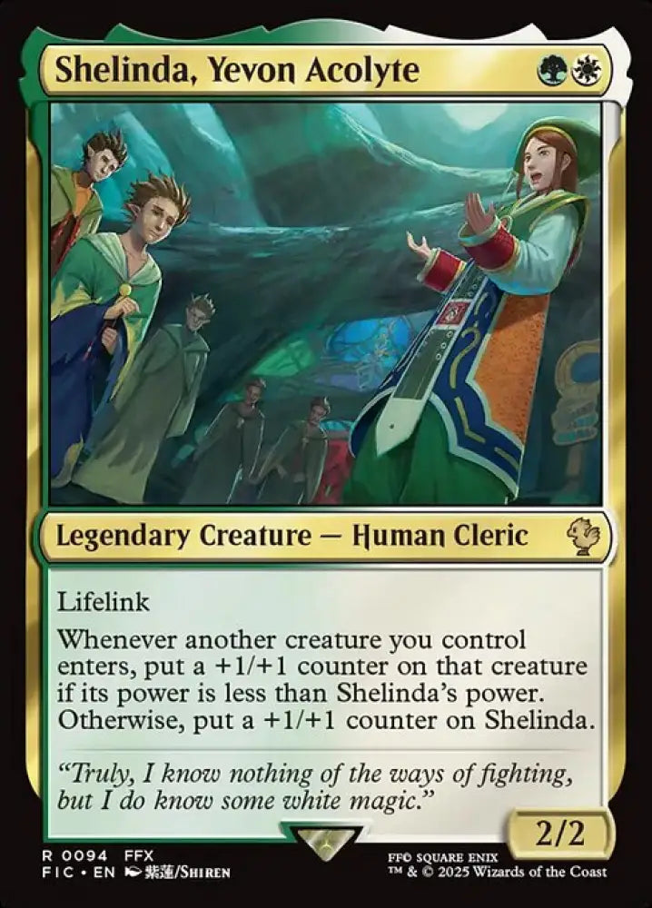 Shelinda, Yevon Acolyte (94) [Final Fantasy Commander]