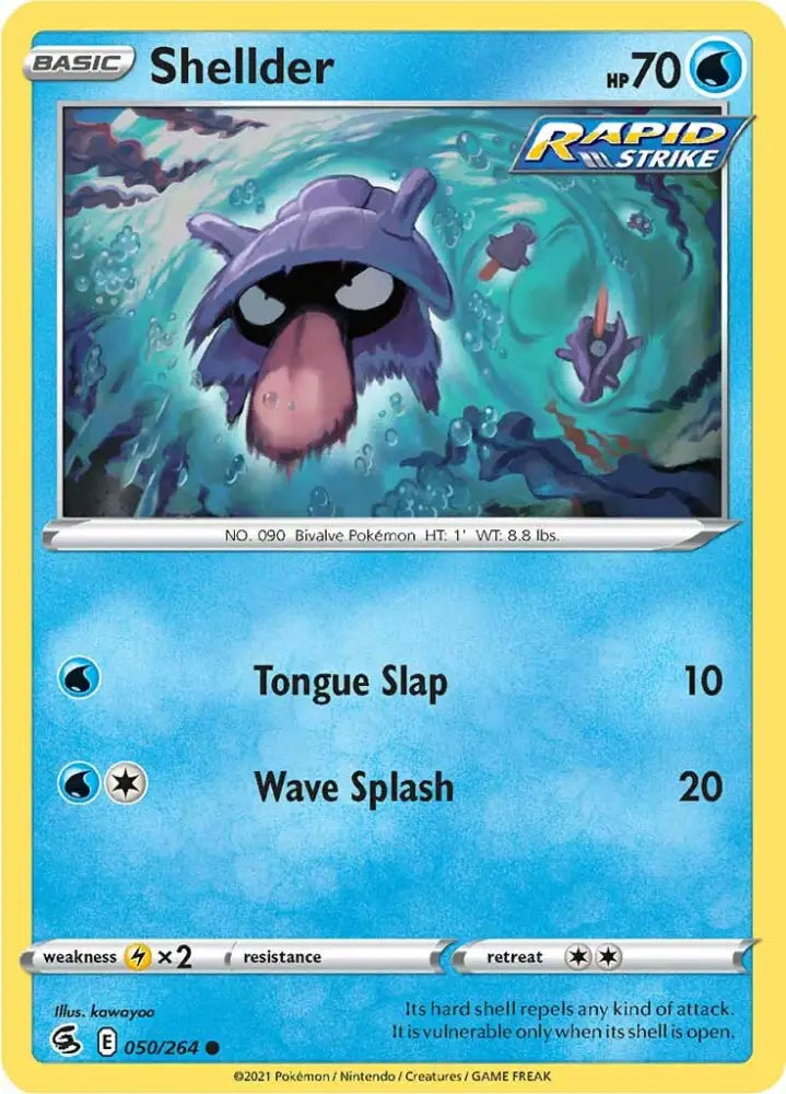 Shellder (050/264) [Sword & Shield: Fusion Strike] - Pokemon Single