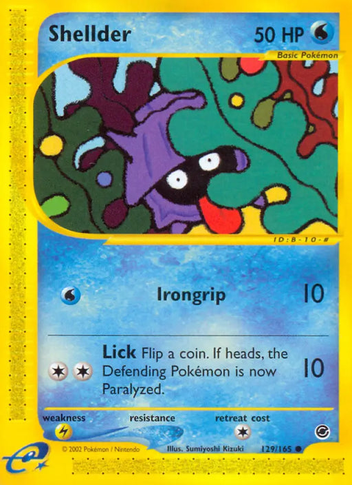 Shellder (129/165) [Expedition: Base Set] - Pokemon Single