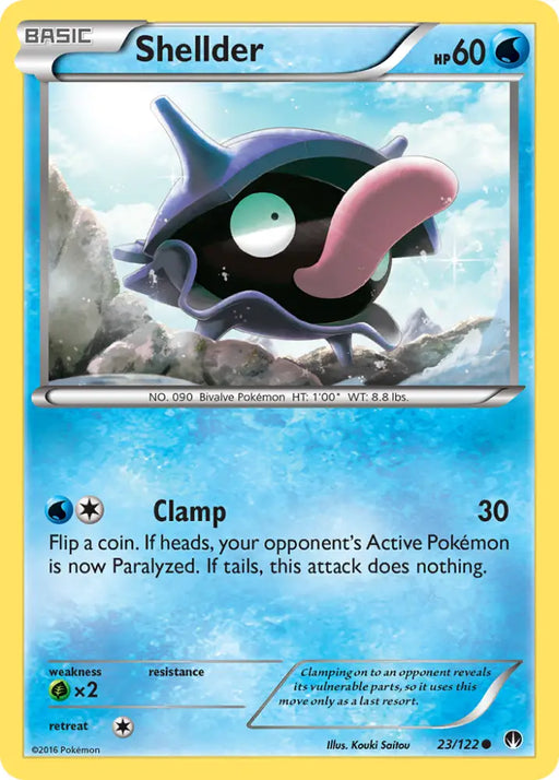 Shellder (23/122) [XY: BREAKpoint] - Pokemon Single