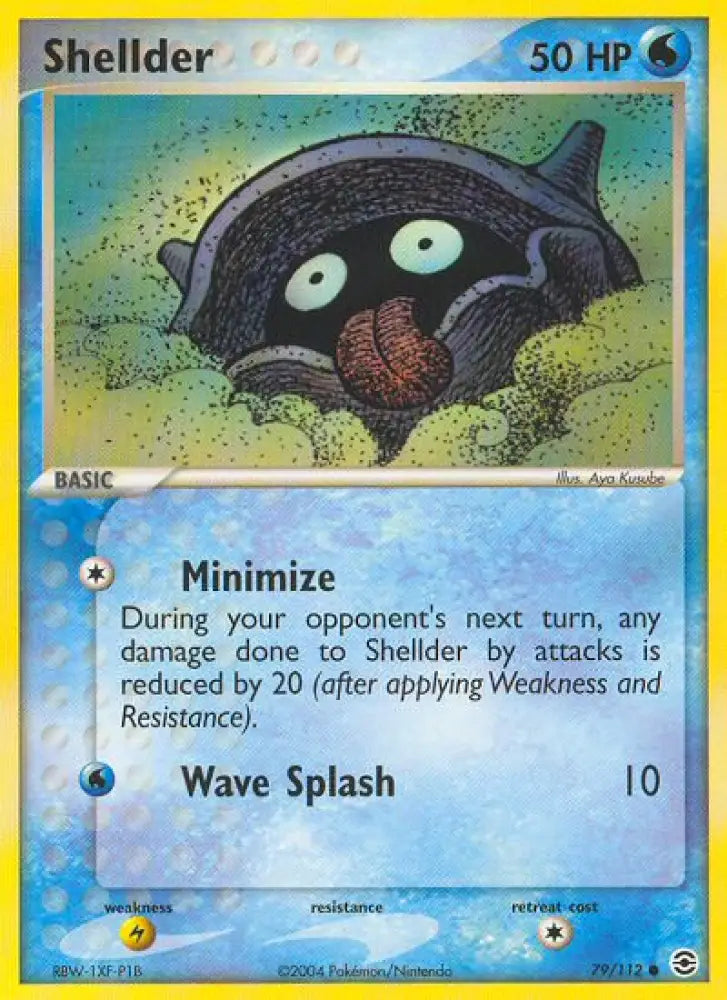 Shellder (79/112) [EX: FireRed & LeafGreen] - Pokemon Single