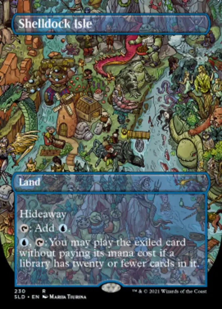 Shelldock Isle (230) (Borderless) [Secret Lair Drop Series] - MTG Single