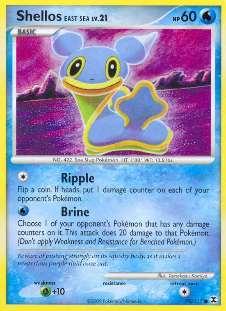 Shellos East Sea (79/111) [Platinum: Rising Rivals] - Pokemon Single