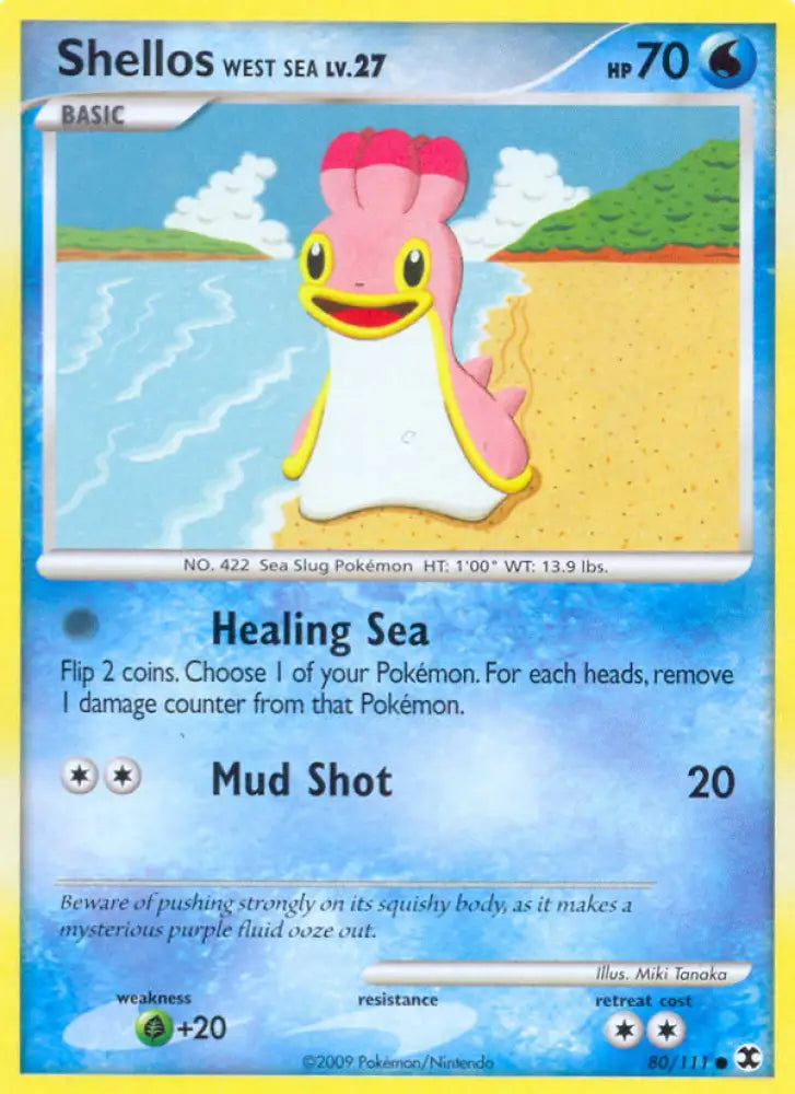 Shellos West Sea (80/111) [Platinum: Rising Rivals] - Pokemon Single