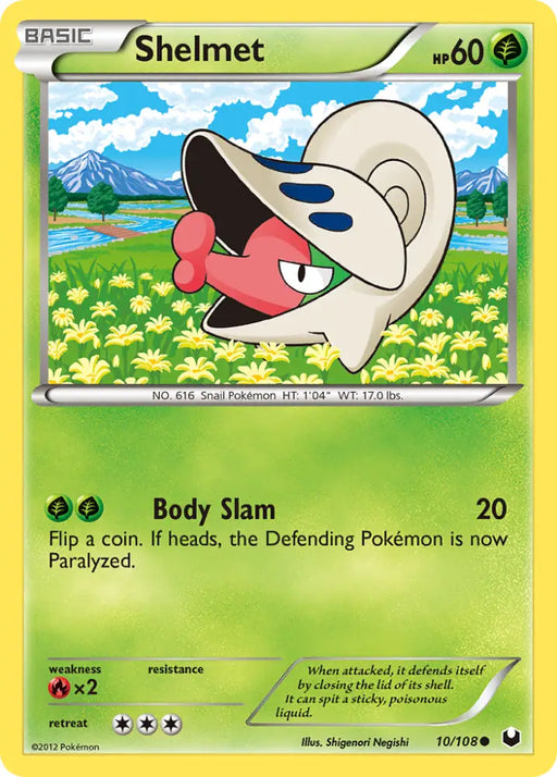 Shelmet (10/108) [Black & White: Dark Explorers] - Pokemon Single