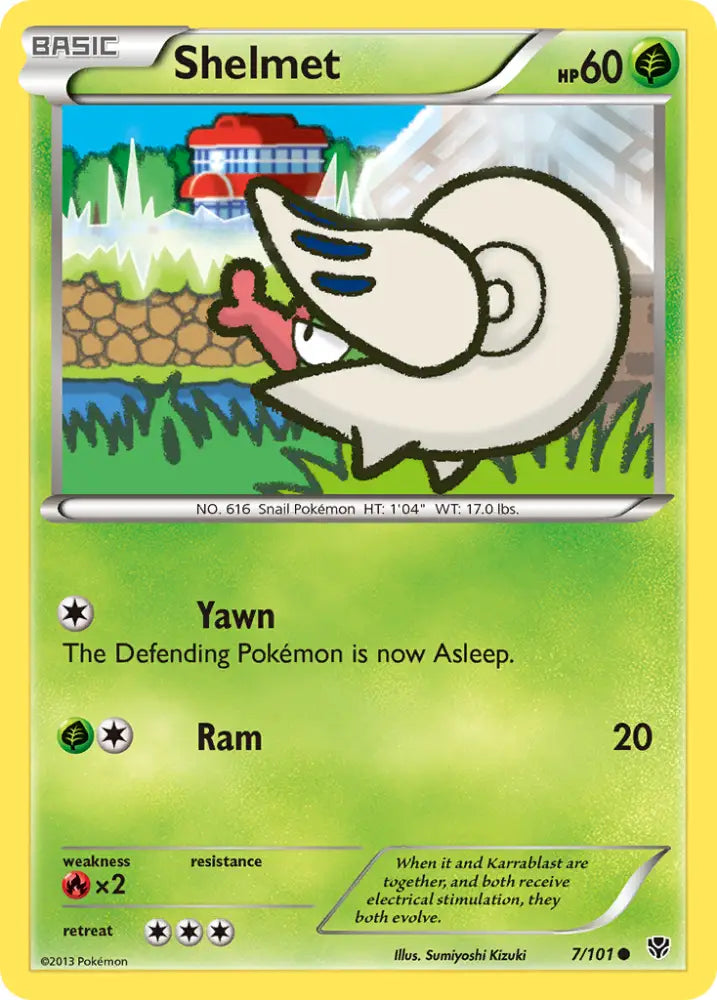 Shelmet (7/101) [Black & White: Plasma Blast] - Pokemon Single