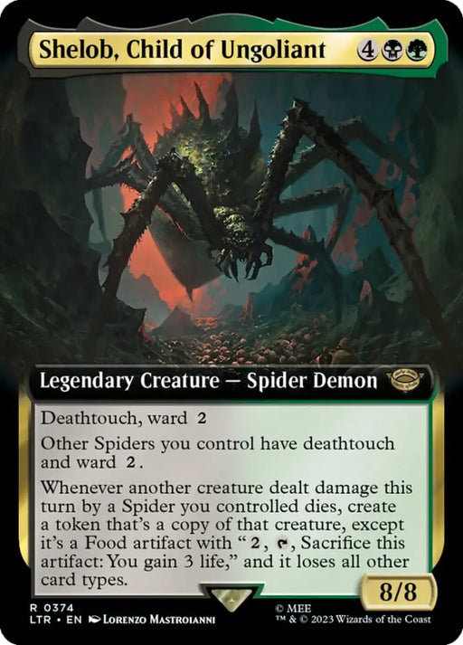Shelob Child of Ungoliant (Extended Art) [The Lord of the Rings: Tales of Middle-Earth] - MTG Single