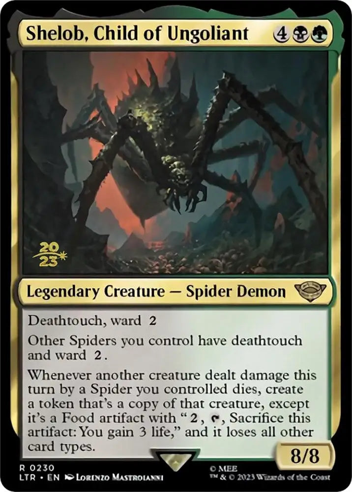Shelob Child of Ungoliant [The Lord of the Rings: Tales of Middle-Earth Prerelease Promos] - MTG Single
