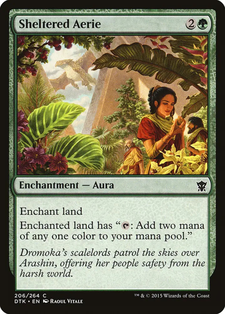 Sheltered Aerie [Dragons of Tarkir] - MTG Single