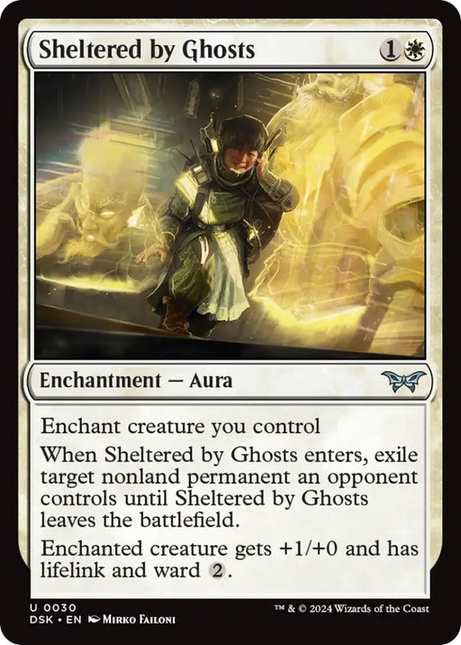 Sheltered by Ghosts [Duskmourn: House of Horror] - MTG Single