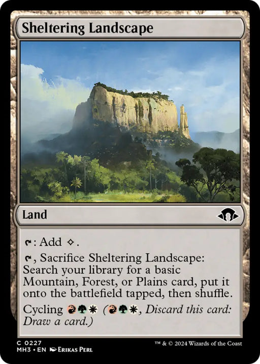 Sheltering Landscape [Modern Horizons 3] - MTG Single