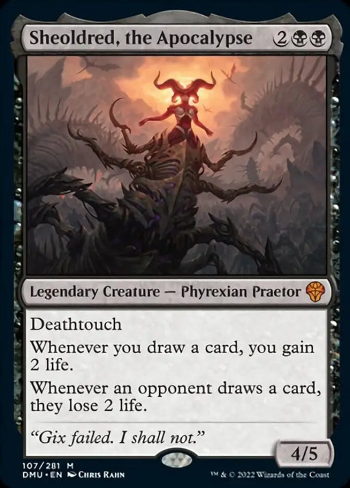 Sheoldred the Apocalypse [Dominaria United] - MTG Single