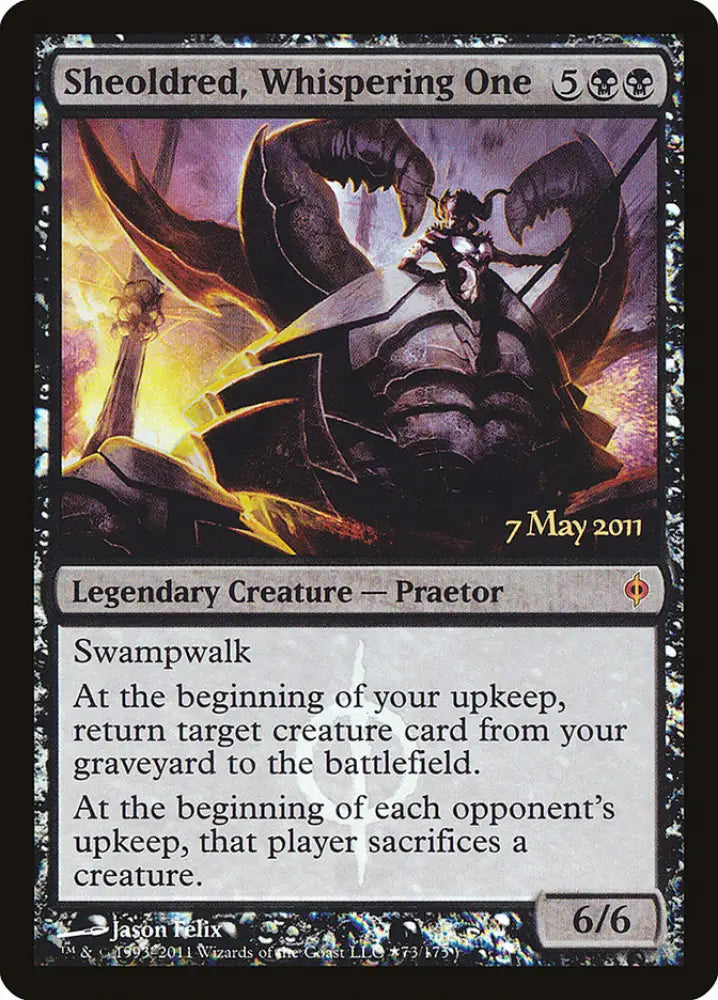 Sheoldred Whispering One [New Phyrexia Prerelease Promos] - MTG Single
