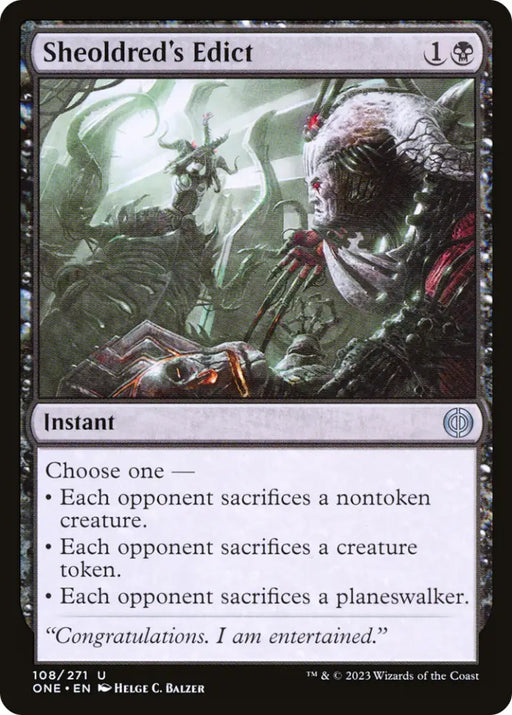 Sheoldred’s Edict [Phyrexia: All Will Be One] - MTG Single