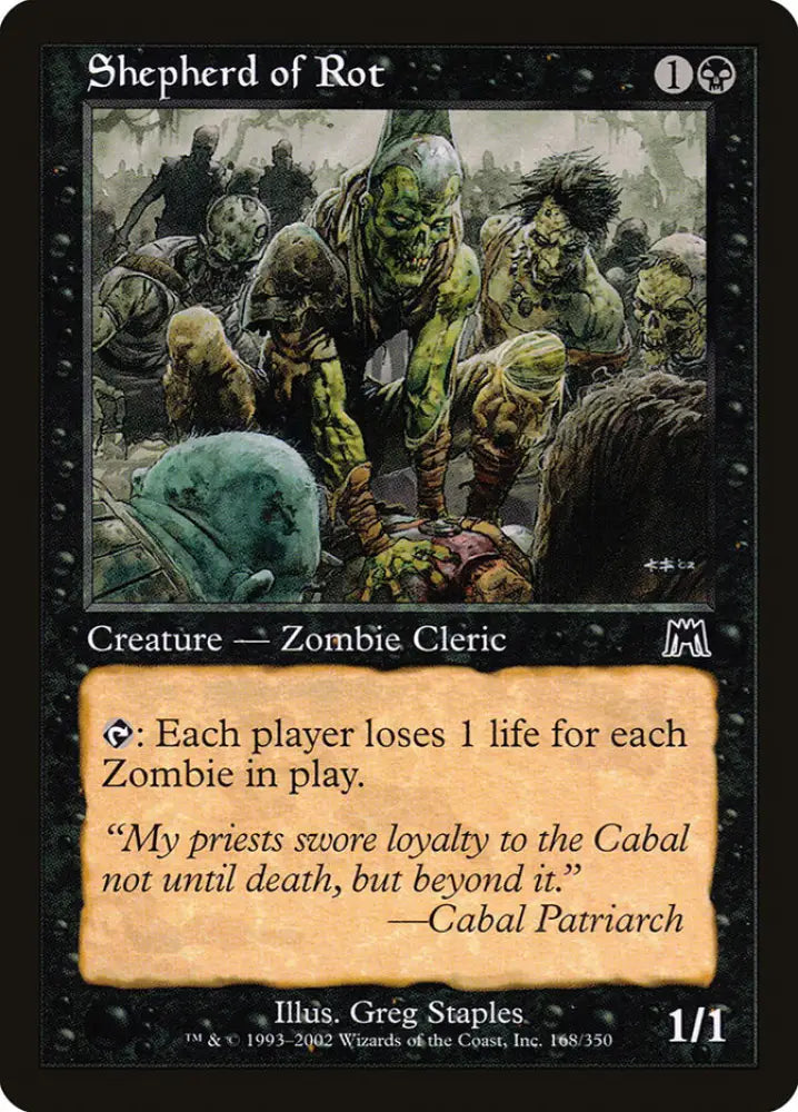 Shepherd of Rot [Onslaught] - MTG Single