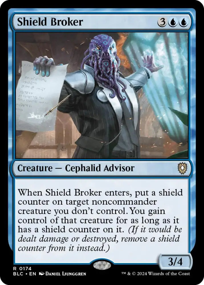 Shield Broker [Bloomburrow Commander] - MTG Single