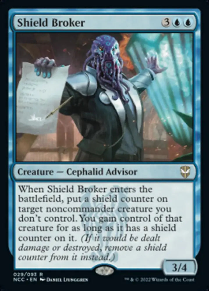 Shield Broker [Streets of New Capenna Commander] - MTG Single