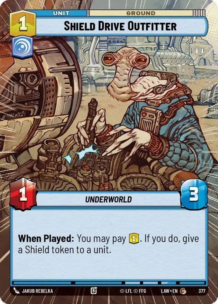 Shield Drive Outfitter (Hyperspace) (377) [A Lawless Time]