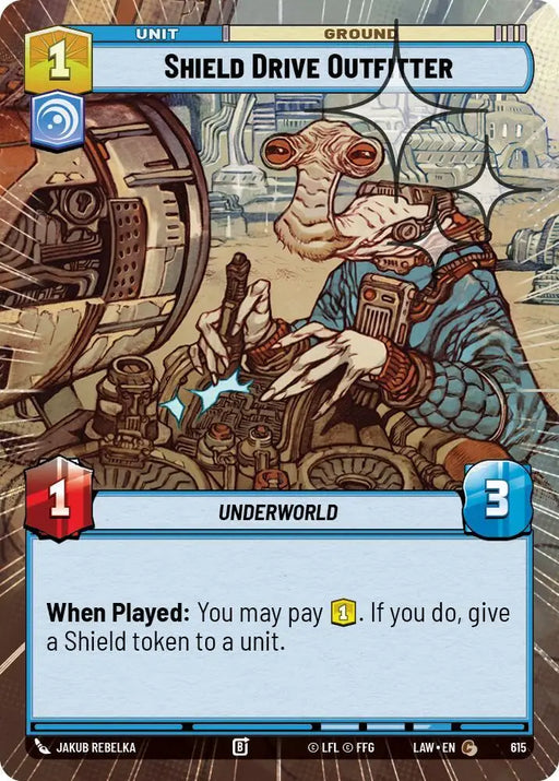Shield Drive Outfitter (Hyperspace Foil) (615) [A Lawless Time]