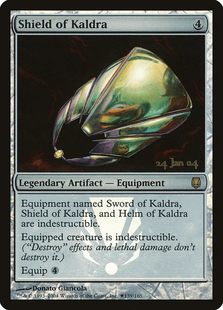 Shield of Kaldra [Darksteel Promos] - MTG Single