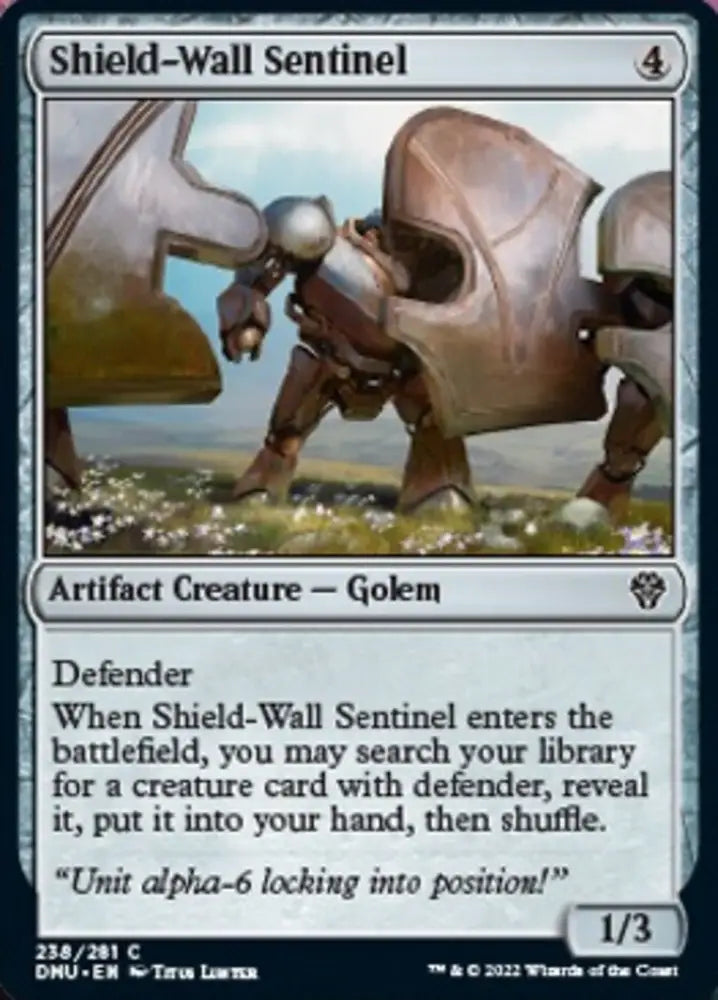 Shield-Wall Sentinel [Dominaria United] - MTG Single