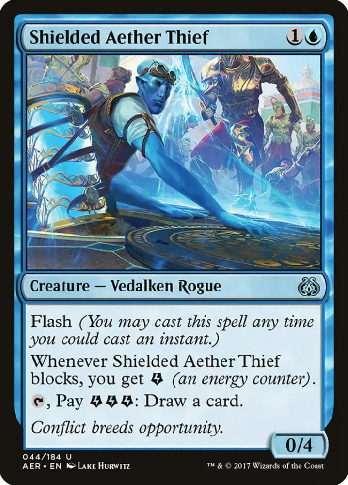 Shielded Aether Thief [Aether Revolt] - MTG Single
