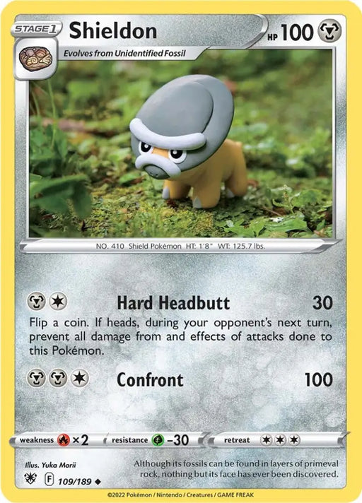 Shieldon (109/189) [Sword & Shield: Astral Radiance] - Pokemon Single