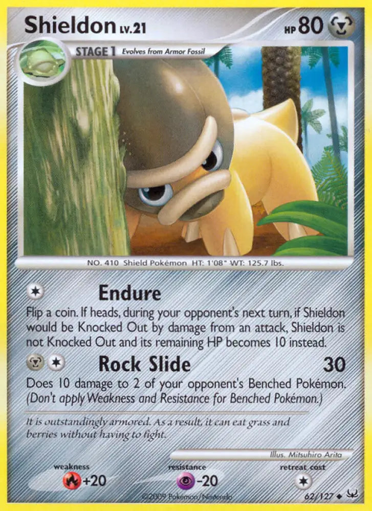 Shieldon (62/127) [Platinum: Base Set] - Pokemon Single