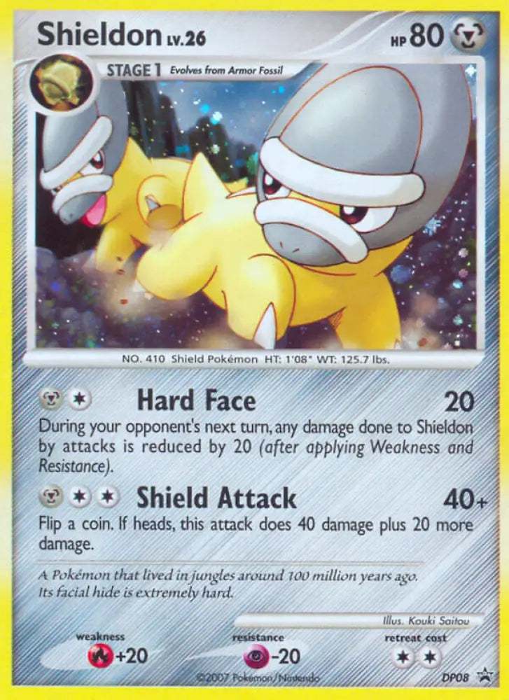 Shieldon (DP08) [Diamond & Pearl: Black Star Promos] - Pokemon Single
