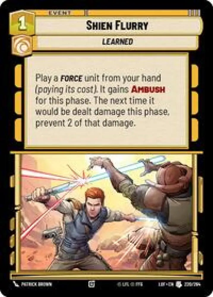 Shien Flurry (220/264) [Legends of the Force]