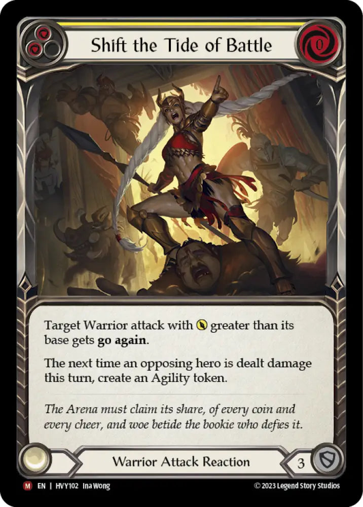 Shift the Tide of Battle [Heavy Hitters] Rainbow Foil - Flesh And Blood Single