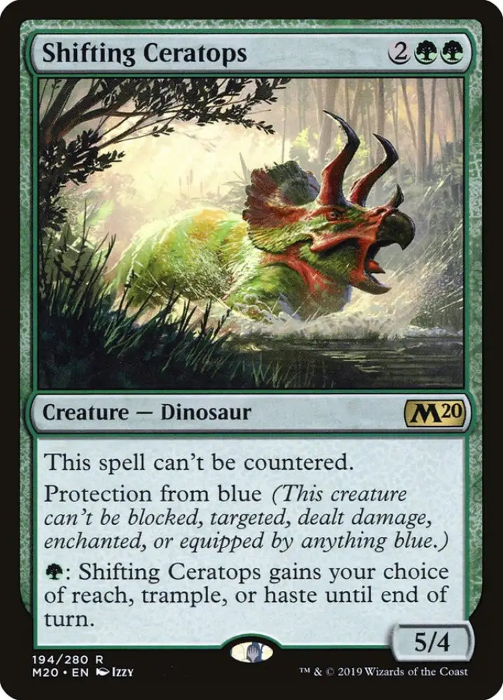 Shifting Ceratops [Core Set 2020] - MTG Single