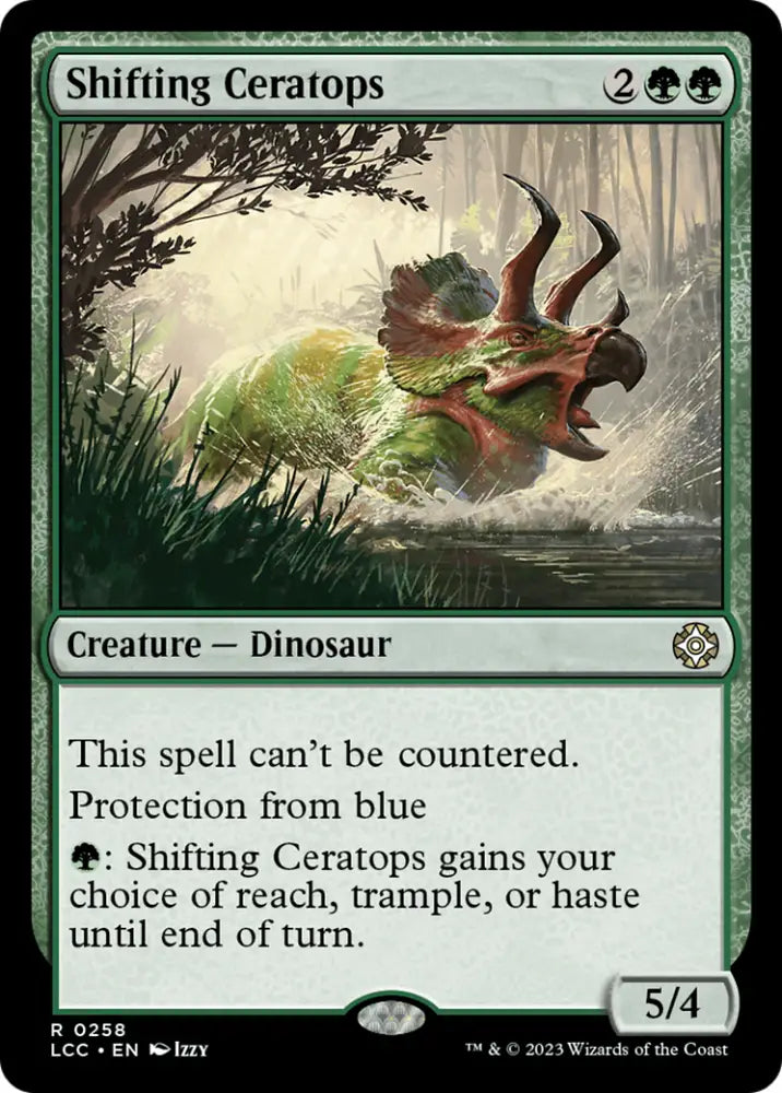 Shifting Ceratops [The Lost Caverns of Ixalan Commander] - MTG Single