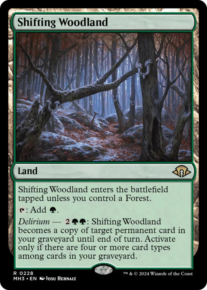 Shifting Woodland [Modern Horizons 3] - MTG Single
