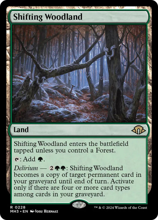 Shifting Woodland [Modern Horizons 3] - MTG Single