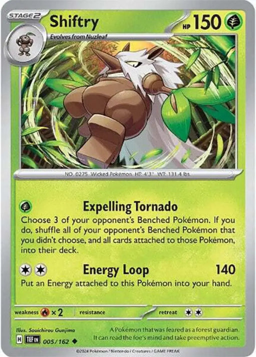 Shiftry (005/162) [Scarlet & Violet: Temporal Forces] - Pokemon Single