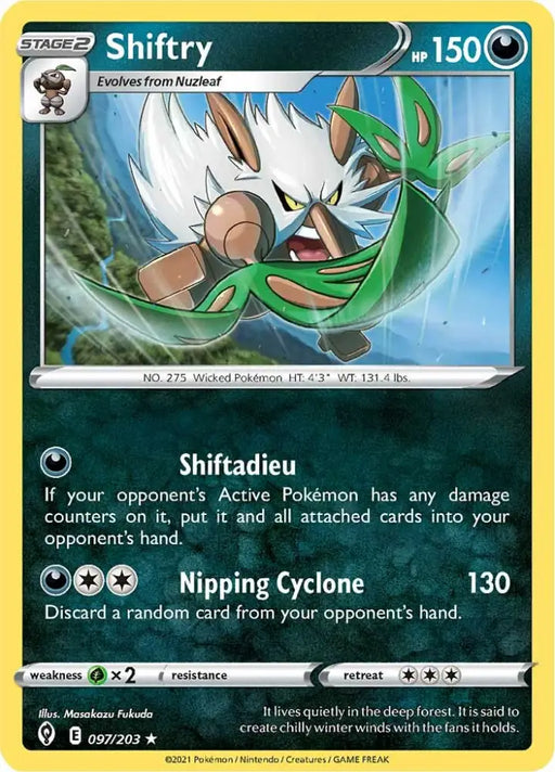 Shiftry (097/203) [Sword & Shield: Evolving Skies] - Pokemon Single