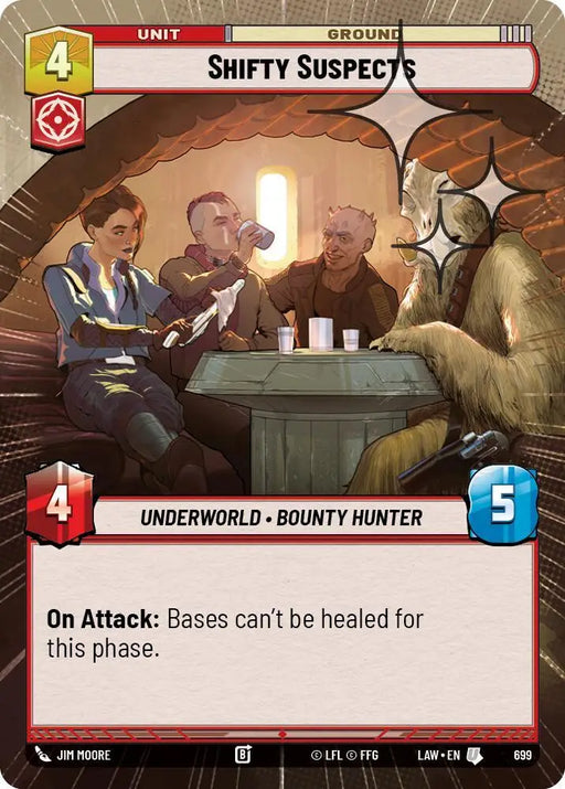 Shifty Suspects (Hyperspace Foil) (699) [A Lawless Time]