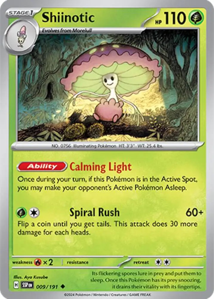 Shiinotic (009/191) [Scarlet & Violet: Surging Sparks] - Pokemon Single