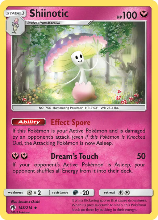 Shiinotic (148/214) [Sun & Moon: Lost Thunder] - Pokemon Single