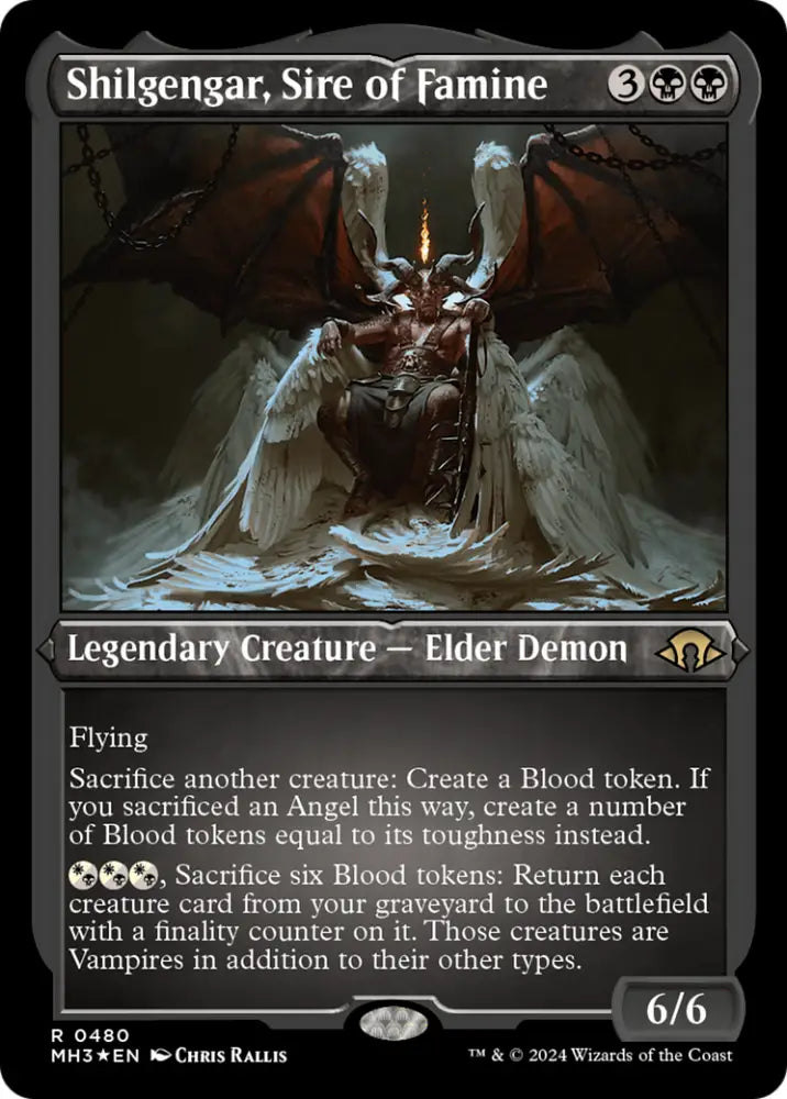Shilgengar Sire of Famine (Foil Etched) [Modern Horizons 3] - MTG Single