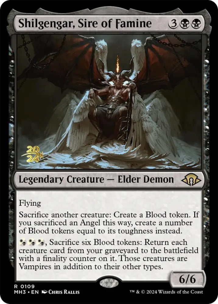 Shilgengar Sire of Famine [Modern Horizons 3 Prerelease Promos] - MTG Single