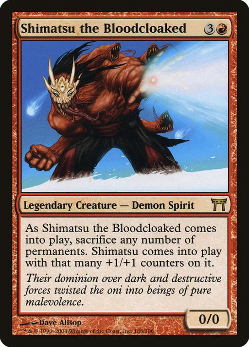Shimatsu the Bloodcloaked [Champions of Kamigawa] - MTG Single