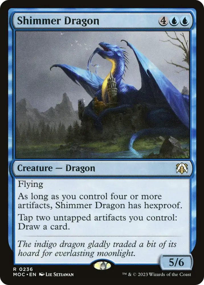 Shimmer Dragon [March of the Machine Commander] - MTG Single