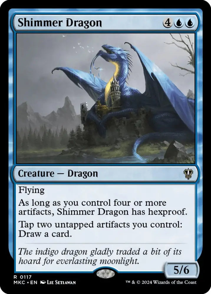 Shimmer Dragon [Murders at Karlov Manor Commander] - MTG Single