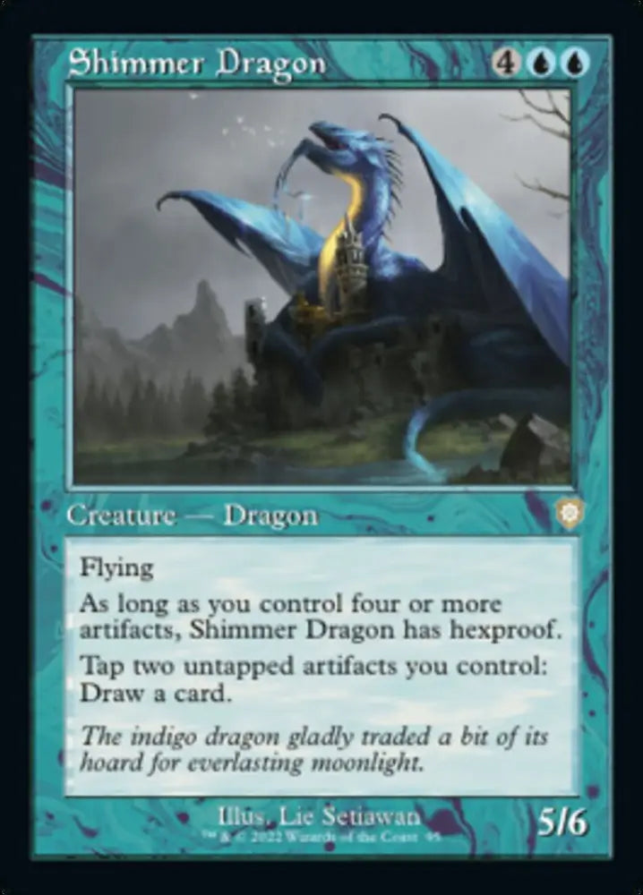 Shimmer Dragon (Retro) [The Brothers’ War Commander] - MTG Single